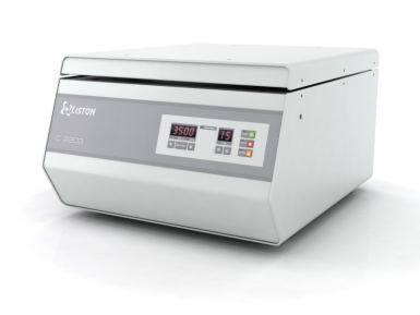 Центрифуга 3000 об/мин, 1800 g, 4 × 180 мл, с ротором CRS 4180 и адаптерами 8 х 50 мл и 48 х 10 мл, настольная, C 2203, Листон, Россия