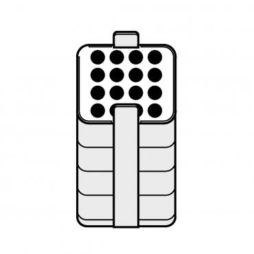 Адаптеры для 16 круглодонным пробирок на 3-15 мл, к прямоугольному стакану на 500 мл, для ротора A-4-81 и S-4x500, 2 шт/уп