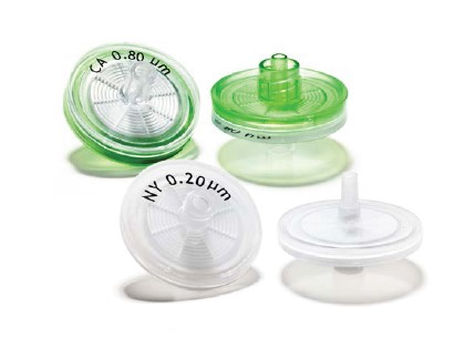 Фильтрующая насадка, d пор 0,2 мкм, d мембраны 25 мм, нейлон, ABLUO, 500 шт., GVS