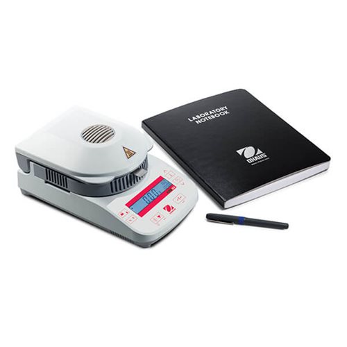 Анализатор влагосодержания, 0,5-110 г, 160 °С, ± 0,2 %, MB23, вид сбоку, Ohaus