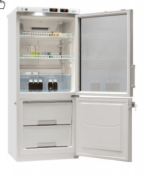 Холодильник-морозильник, +2…+14/-10…-25 °С, 170/80 л, дверь со стеклопакетом, ХЛ-250, (внутренее наполнение), Позис