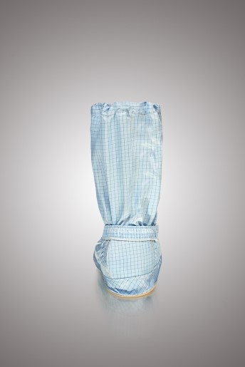 Бахилы для чистых помещений, укороченные, на твердой подошве из износостойкого листового материала, без молнии Фото 4