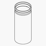 Стеклянные пробирки с фриттой, длинные к анализаторам HydrolExH-506 и UniversalExtractor E-800, 6 шт./уп.