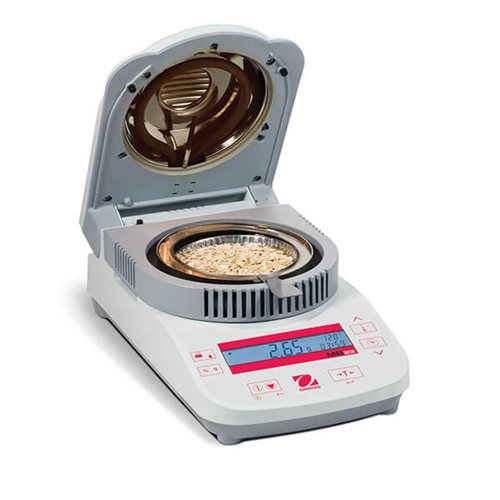 Анализатор влагосодержания, 0,5-110 г, 160 °С, ± 0,2 %, MB23, с открытой крышкой, Ohaus