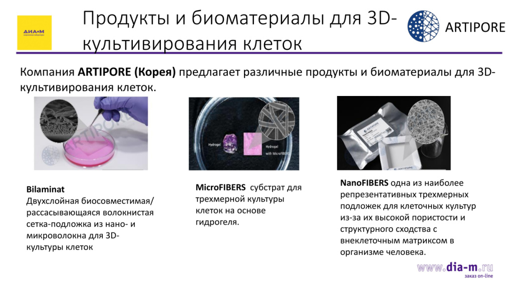 Решения для трехмерных культур от ARTIPORE