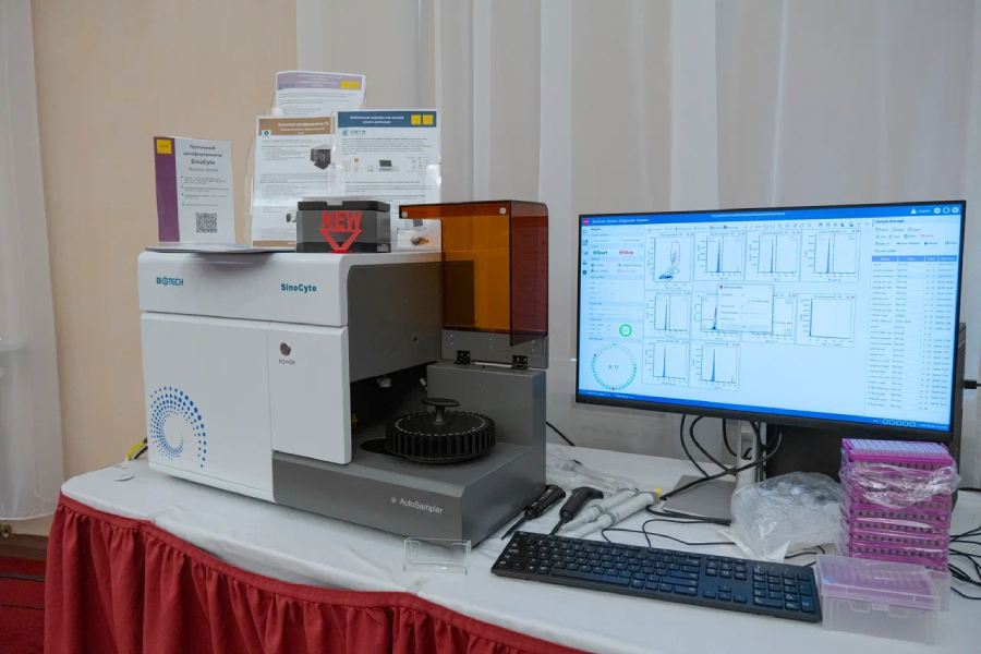 Проточный цитофлуориметр, до 3 лазеров, до 15 флуоресцентных параметров, SinoCyte, BioSino, Китай