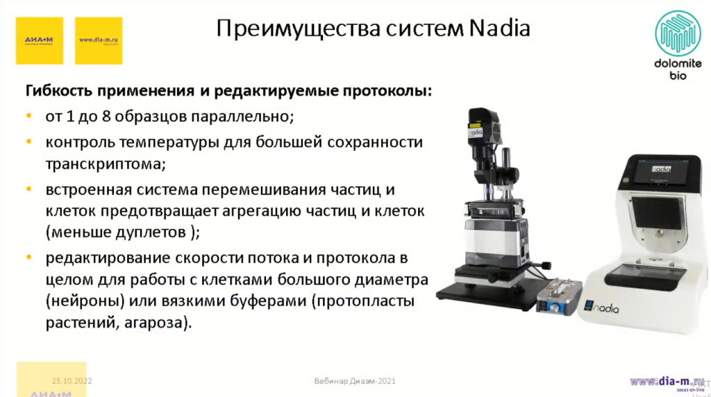 Преимущества системы Nadia-2