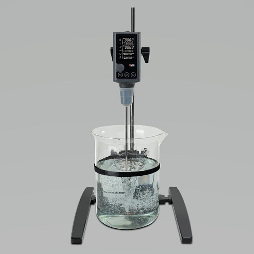 Мешалка верхнеприводная, до 50 л по воде, до 2200 об/мин, комплект OS-T60-Plus Pachage 1, DLab, Китай