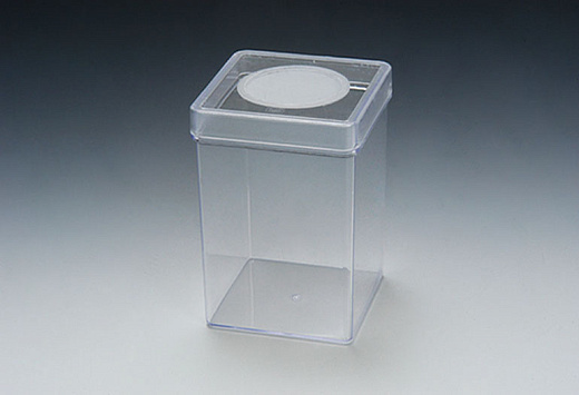 Емкость для разведения и сбора насекомых, 100 мм, полистирол, вентиляционное отверстие на крышке, 4 шт./уп., 120 шт./кор.