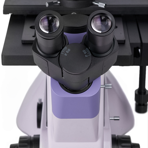 Микроскоп биологический инвертированный, тринокуляр, MAGUS Bio V350 (регулировки)
