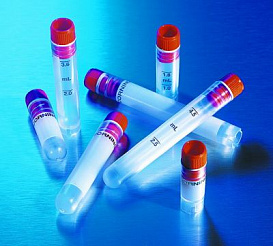 Криопробирки 4 мл, без юбки, внутренняя резьба, круглое дно, стерильные, 50 шт./уп., 500 шт./ кор.