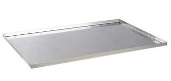 Тележка транспортировочная для корзин, стационарная ручка, максимальная нагрузка 1000 кг, нержавеющая сталь, 603х403х950 мм, Bochem