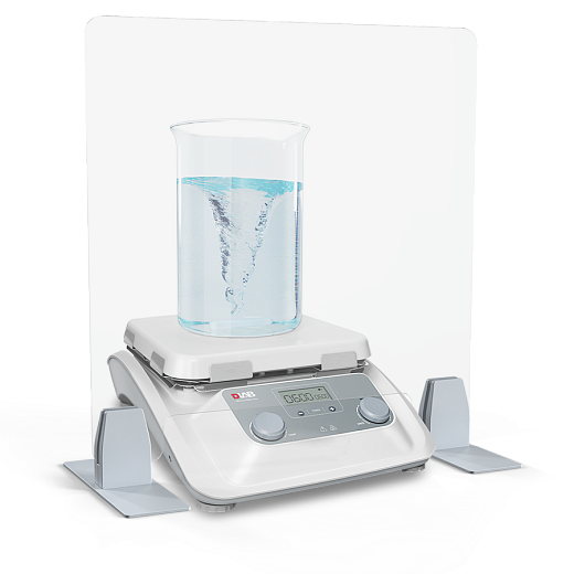 Мешалка магнитная, объём по воде 30 л, платформа 254×254 мм, нагрев до 500 °С, 100-1500 об/мин, МS10-H500-Pro, DLab, Китай