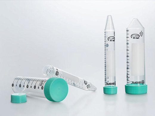 Пробирки 15 мл, ПП, резьбовые, конические, с плоской крышкой, нестерильные, 12000 g, 500 шт./уп., Jet Biofil