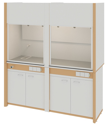 Шкаф вытяжной общего назначения, ширина 180 см, монолитный пластик Trespa