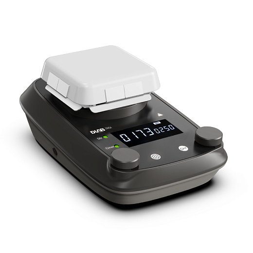 Магнитная мешалка без нагрева, объём по воде 10 л, платформа 100×100 мм, 50-1500 об/мин, DMS4, DLab, Китай