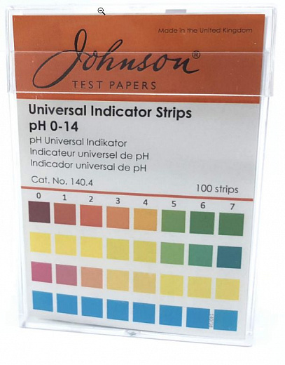 Индикаторная бумага pH 0-2,5, шаг 0,3/0,5, на пластиковой подложке