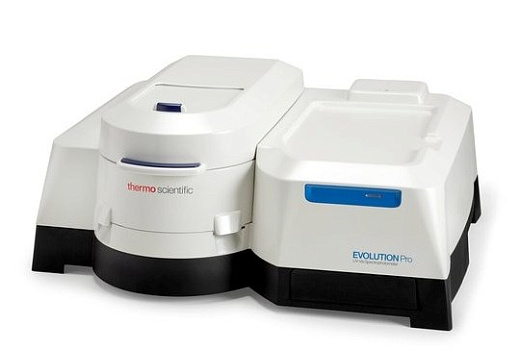 Спектрофотометр 190-1100 нм, двухлучевой, спектральная щель переменная 0,5 нм, 1 нм, 1,5 нм, 2 нм, 4 нм, Evolution Pro