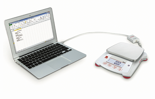 Весы портативные, 120 г/0,001 г, внешняя калибровка, STX123 Фото 3
