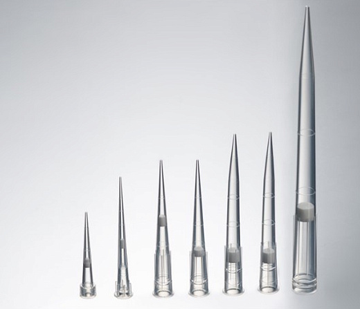 Наконечники до 10 мкл, универсальные, стерильные, с фильтром, прозрачные, 96 шт./упак., 1920 шт./кор., Jet Biofil, Китай