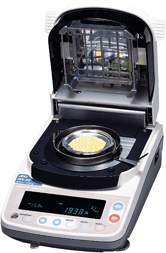 Анализатор влагосодержания, 0,1-51 г, 200 °С, ± 0,05 %, MF-50, AND