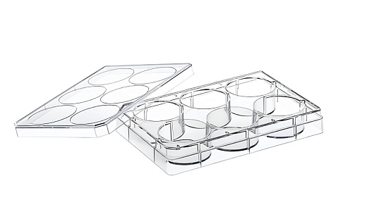 Планшет культуральный 6-лун. с крышкой, Greiner