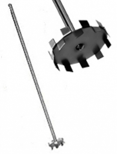 Перемешивающий элемент турбинный, d 60 мм, длина 350/450 мм, нержавеющая сталь, IM 3