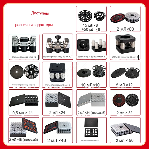 Роторы и адаптеры к SWE-C6