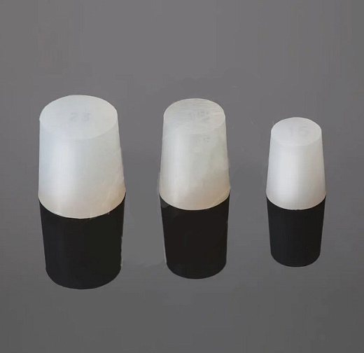 Пробка, силикон, шлиф 12,5/16,5, по DIN 12871, 10 шт./уп., Glassco