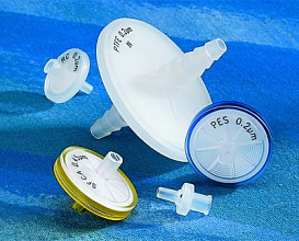 Фильтрующая насадка, d пор 0,45 мкм, d мембраны 25 мм, политетрафторэтилен (PTFE), 50 шт.