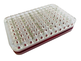 Магнитный сепаратор для 96-лун. планшета и пробирок на 0,2 мл, 96 мест, diaGene MTM96, Россия