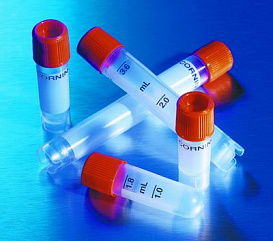 Криопробирки 2 мл, без юбки, внешняя резьба, круглое дно, стерильные, 50 шт./уп., 500 шт./ кор