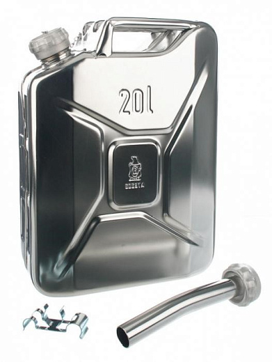 Канистра, нержавеющая сталь, с крышкой, 1 шт., Bochem