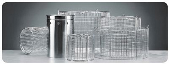 Контейнер с вентиляц. отверстиями для вертикальных автоклавов серии 2540, d=236 мм