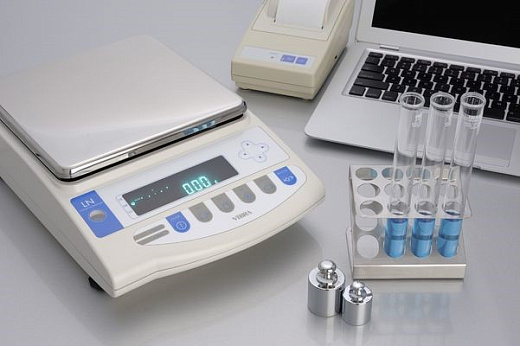 Весы лабораторные, 620 г/0,001 г, внутренняя калибровка, с поверкой, LN-623R