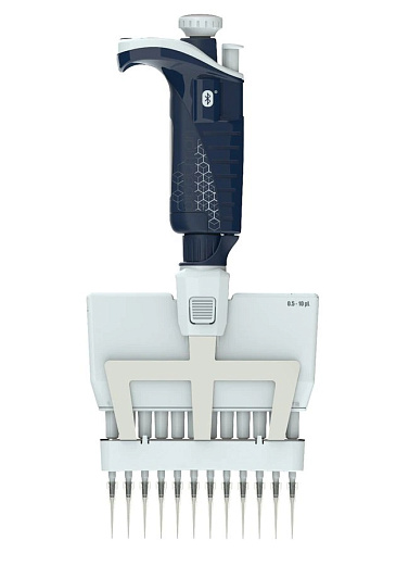 Автоматическая пипетка механическая 0,5-10 мкл, 8-канальная, Pipetman M P8X10M, Gilson