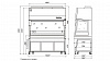 Бокс (шкаф) биологической безопасности, класс II (тип A), вертикальный поток, ширина рабочей поверхности 150 см, БМБ-II-