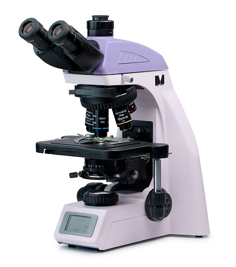 Микроскоп Magus Bio 260T, прямой, тринокуляр/бинокуляр, СП, планахромат 4×, 10×, 40×, 100× (общий вид)