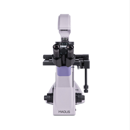 Микроскоп биологический инвертированный, тринокуляр, MAGUS Bio V350 (вид спереди)