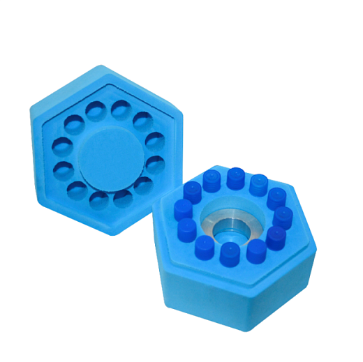 Штатив для замораживания криопробирок 1-2 мл, 12 мест, скорость замораживания 1 °C/мин, шестиугольная форма, Cooling Box