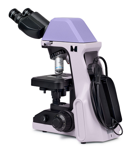 Микроскоп MAGUS Bio 240B, прямой, бинокуляр/тринокуляр, СП, планахромат 4×, 10×, 40×, 100×МИ Фото 6
