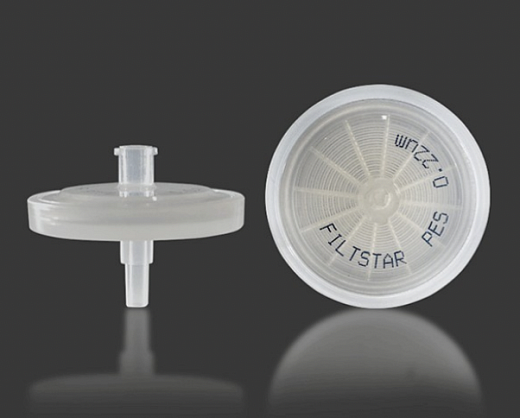 Фильтрующая насадка, d пор 0,22 мкм, d мембраны 33 мм, полиэфирсульфон (PES)