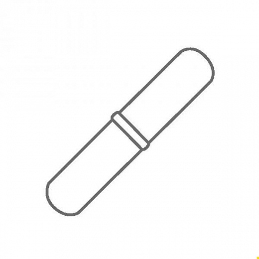 Магнитный перемешивающий элемент, фторопласт (PTFE), круглые с ободком, 25х6 мм, Ikaflon 25 slide, 1 шт.
