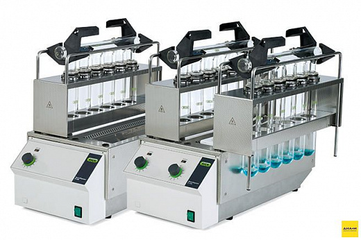 Дигестор ИК, 12 мест, 100 - 500 мл, ручной подъёмник, K-436 Фото 1