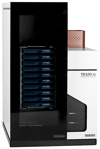 Автоматическая система двух стадийной термодесорбции TD100-xr,  совмещенная с устройством подачи проб, вместимость 100 трубок