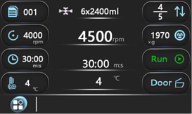 Дисплей центрифуги LD-8M