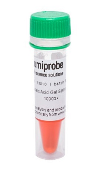 Краситель для окрашивания нуклеиновых кислот в геле dsGold, 10 000×, Lumiprobe, Россия