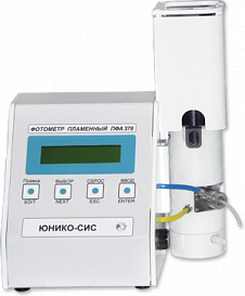 Фотометр пламенный, анализ ионов Na⁺, K⁺, Li⁺, Ca²⁺, ПФА–378