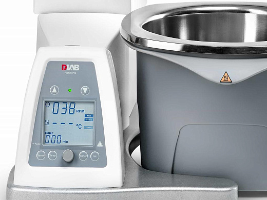 Испаритель роторный RE100-Pro, диагональный холодильник 1000 см², автоматический лифт, DLab, Китай