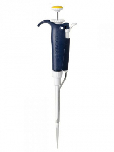 Автоматическая пипетка 10-100 мкл, Pipetman P100L, пластиковый сбрасыватель